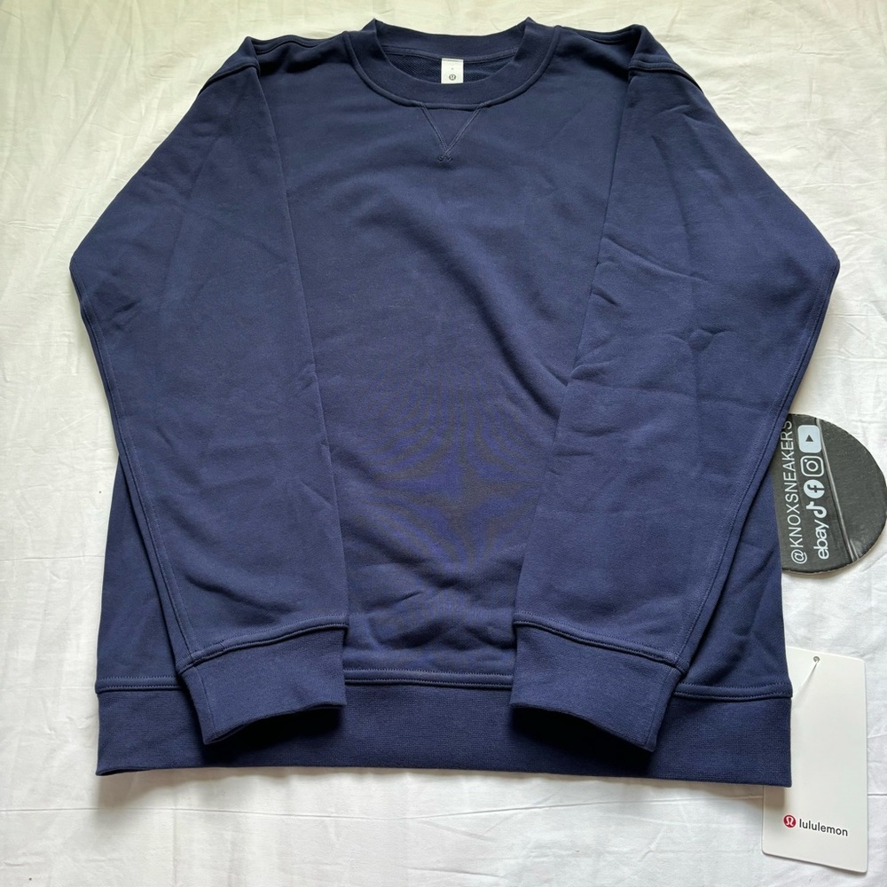 Lululemon All Yours Crew Sweatshirt NISE Night Sea Navy Blue Women’s Size 6